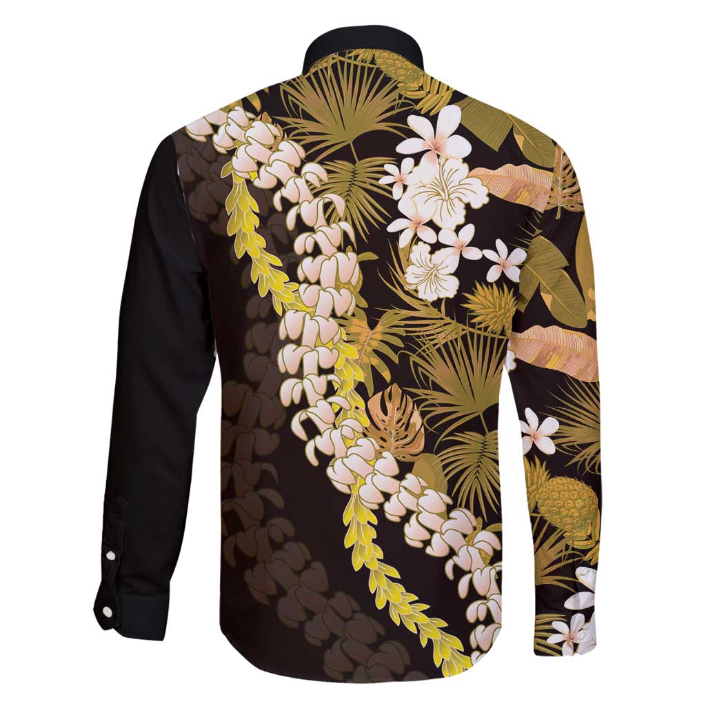 Kula Aloha Hawaii Lei Family Matching Puletasi and Hawaiian Shirt Tropical Flowers Elegant Vibe - Polynesian Pride