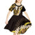 Kula Aloha Hawaii Lei Kid Short Sleeve Dress Tropical Flowers Elegant Vibe - Polynesian Pride