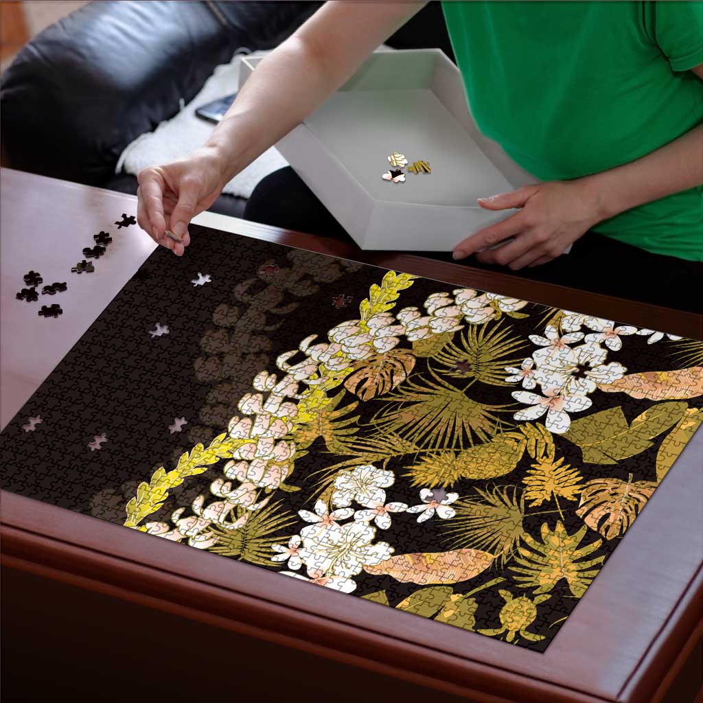 Kula Aloha Hawaii Lei Puzzle Tropical Flowers Elegant Vibe - Polynesian Pride