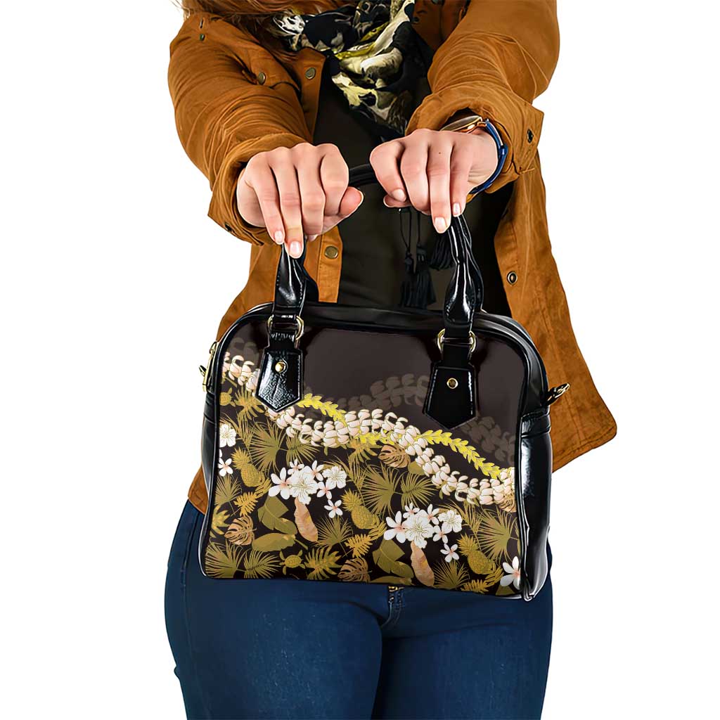 Kula Aloha Hawaii Lei Shoulder Handbag Tropical Flowers Elegant Vibe - Polynesian Pride
