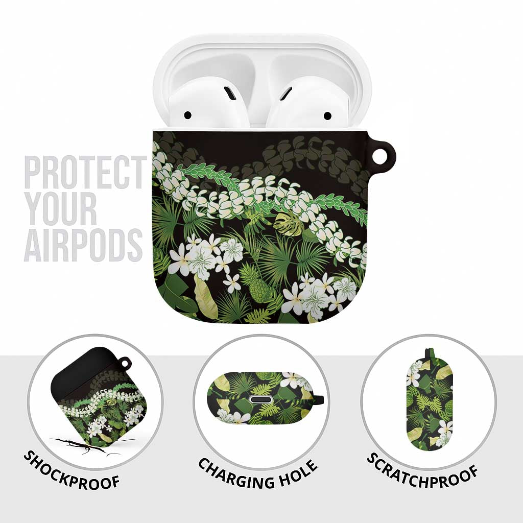 Omaomao Aloha Hawaii Lei AirPods Case Tropical Flowers Elegant Vibe - Polynesian Pride