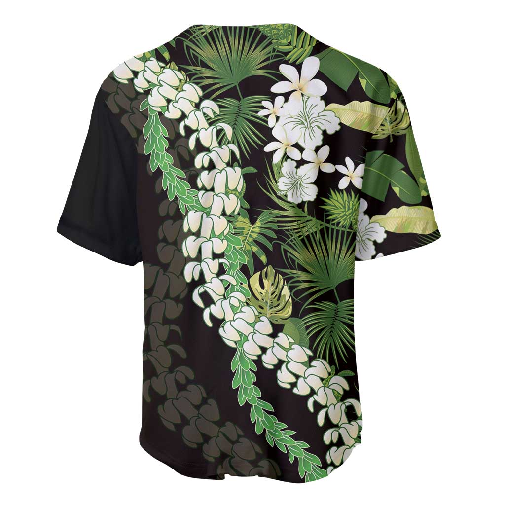Omaomao Aloha Hawaii Lei Baseball Jersey Tropical Flowers Elegant Vibe LT14 - Polynesian Pride