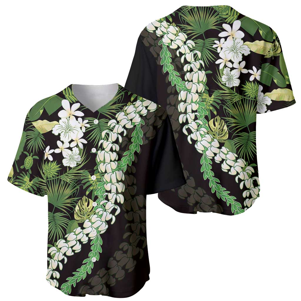 Omaomao Aloha Hawaii Lei Baseball Jersey Tropical Flowers Elegant Vibe LT14 - Polynesian Pride
