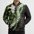 Omaomao Aloha Hawaii Lei Bomber Puffer Jacket Tropical Flowers Elegant Vibe - Polynesian Pride