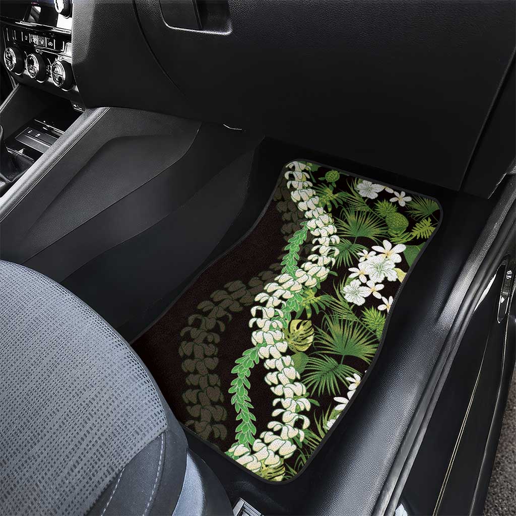 Omaomao Aloha Hawaii Lei Car Mats Tropical Flowers Elegant Vibe - Polynesian Pride