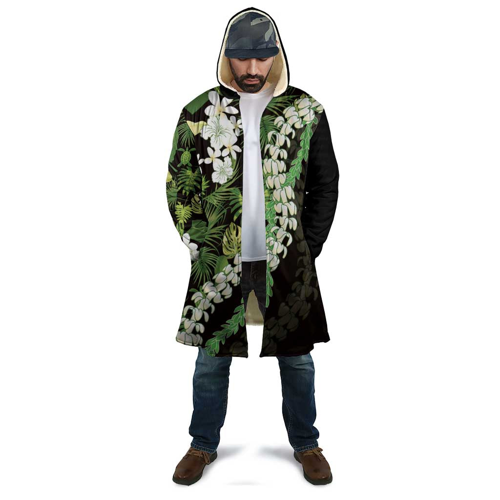 Omaomao Aloha Hawaii Lei Cloak Tropical Flowers Elegant Vibe - Polynesian Pride