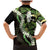 Omaomao Aloha Hawaii Lei Family Matching Mermaid Dress and Hawaiian Shirt Tropical Flowers Elegant Vibe - Polynesian Pride