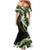 Omaomao Aloha Hawaii Lei Family Matching Mermaid Dress and Hawaiian Shirt Tropical Flowers Elegant Vibe - Polynesian Pride
