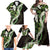Omaomao Aloha Hawaii Lei Family Matching Off Shoulder Maxi Dress and Hawaiian Shirt Tropical Flowers Elegant Vibe - Polynesian Pride