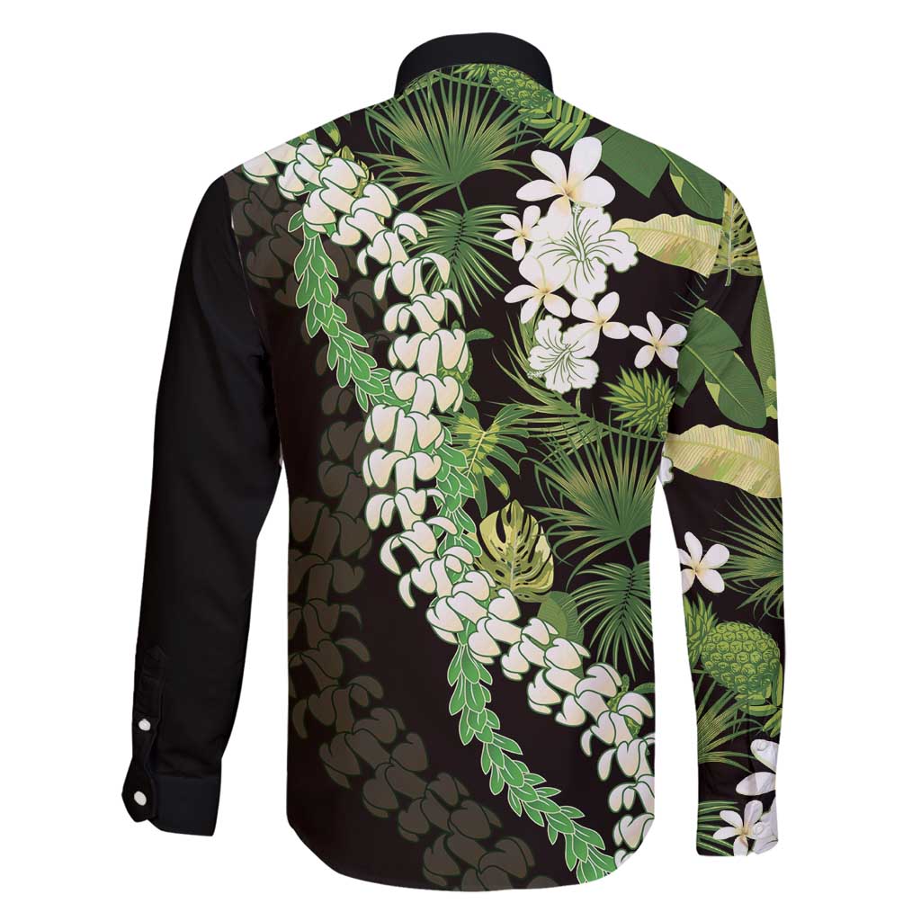 Omaomao Aloha Hawaii Lei Family Matching Off Shoulder Short Dress and Hawaiian Shirt Tropical Flowers Elegant Vibe LT14 - Polynesian Pride