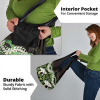 Omaomao Aloha Hawaii Lei Grocery Bag Tropical Flowers Elegant Vibe - Polynesian Pride