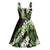 Omaomao Aloha Hawaii Lei Midi Dress Tropical Flowers Elegant Vibe - Polynesian Pride