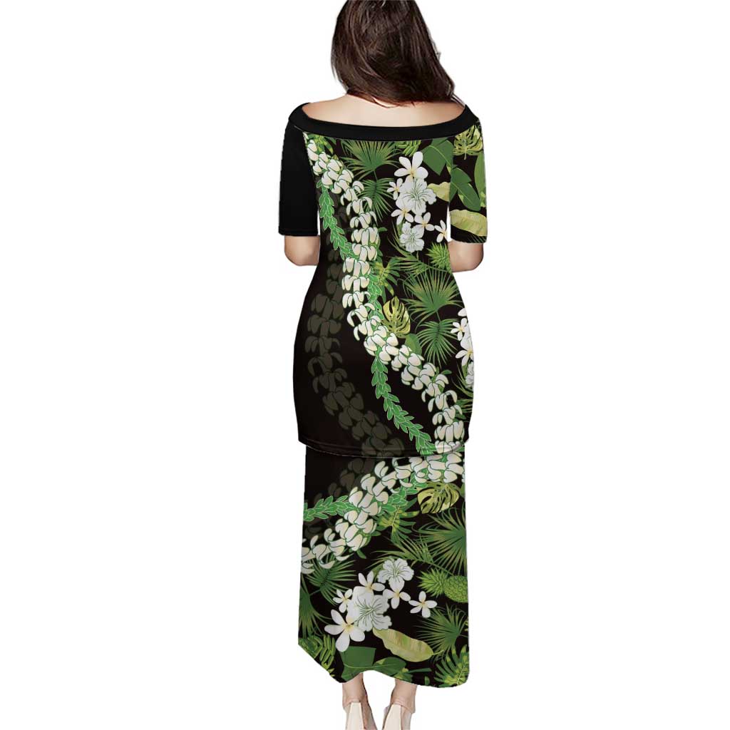 Omaomao Aloha Hawaii Lei Puletasi Tropical Flowers Elegant Vibe - Polynesian Pride