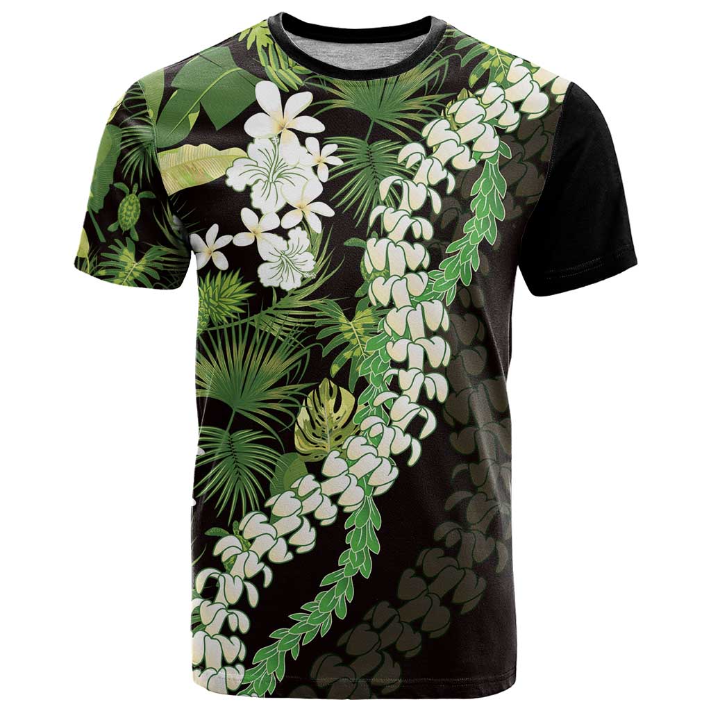 Omaomao Aloha Hawaii Lei T Shirt Tropical Flowers Elegant Vibe - Polynesian Pride