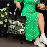 Omaomao Aloha Hawaii Lei Tote Bag Tropical Flowers Elegant Vibe - Polynesian Pride