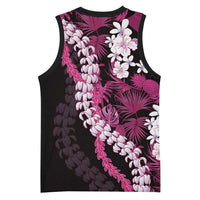 Akala Aloha Hawaii Lei Basketball Jersey Tropical Flowers Elegant Vibe - Polynesian Pride
