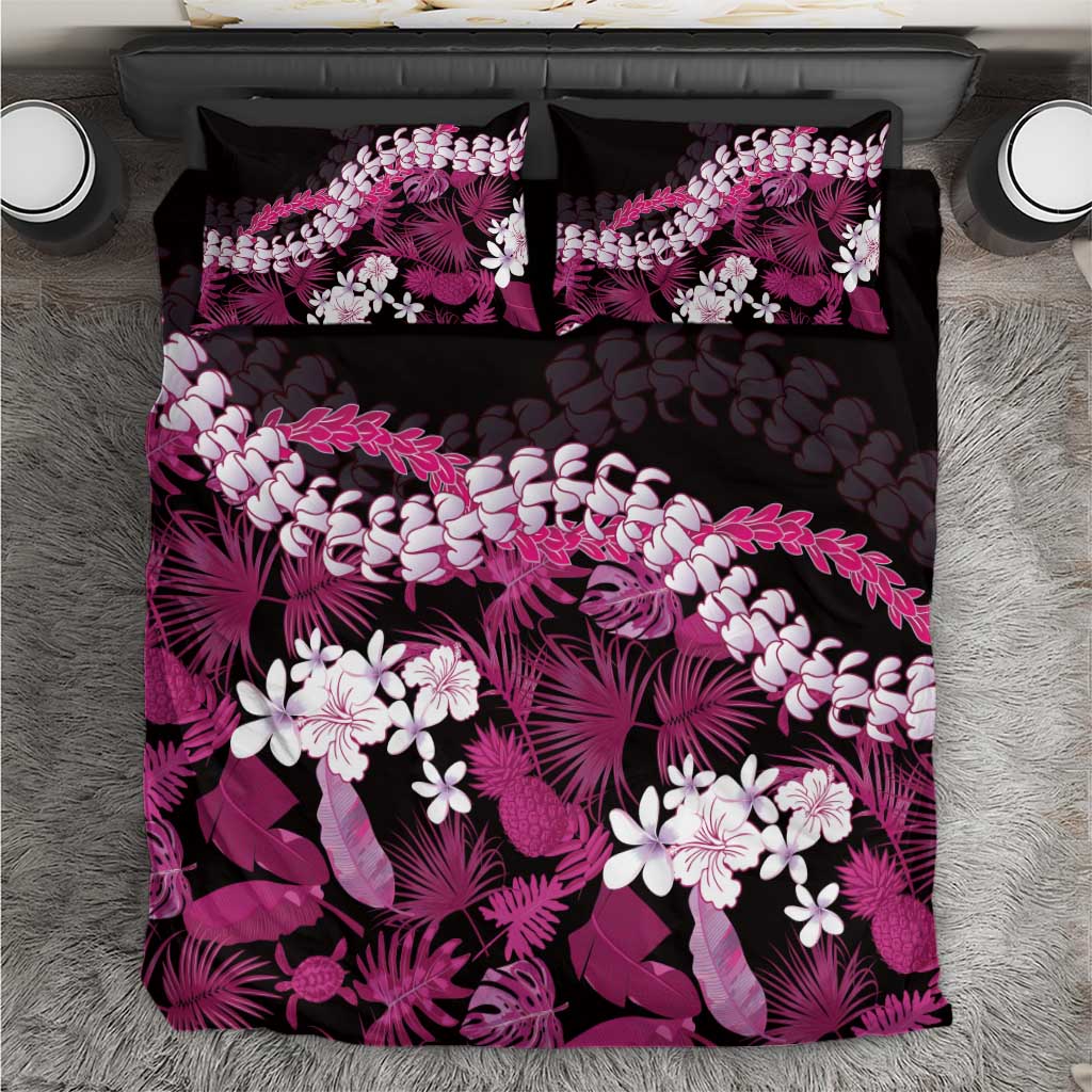 Akala Aloha Hawaii Lei Bedding Set Tropical Flowers Elegant Vibe - Polynesian Pride