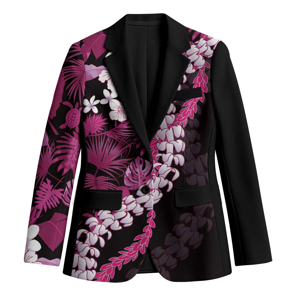 Akala Aloha Hawaii Lei Blazer Tropical Flowers Elegant Vibe - Polynesian Pride