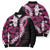 Akala Aloha Hawaii Lei Bomber Puffer Jacket Tropical Flowers Elegant Vibe - Polynesian Pride