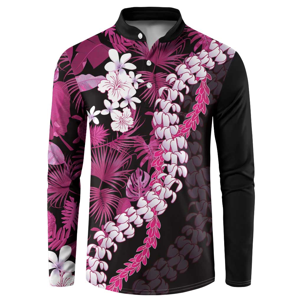 Akala Aloha Hawaii Lei Button Sweatshirt Tropical Flowers Elegant Vibe - Polynesian Pride