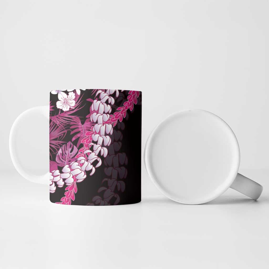 Akala Aloha Hawaii Lei Ceramic Mug Tropical Flowers Elegant Vibe - Polynesian Pride