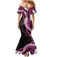 Akala Aloha Hawaii Lei Family Matching Mermaid Dress and Hawaiian Shirt Tropical Flowers Elegant Vibe LT14 - Polynesian Pride