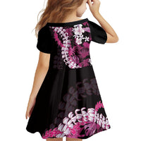 Akala Aloha Hawaii Lei Family Matching Off Shoulder Maxi Dress and Hawaiian Shirt Tropical Flowers Elegant Vibe - Polynesian Pride