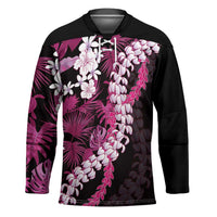 Akala Aloha Hawaii Lei Hockey Jersey Tropical Flowers Elegant Vibe - Polynesian Pride