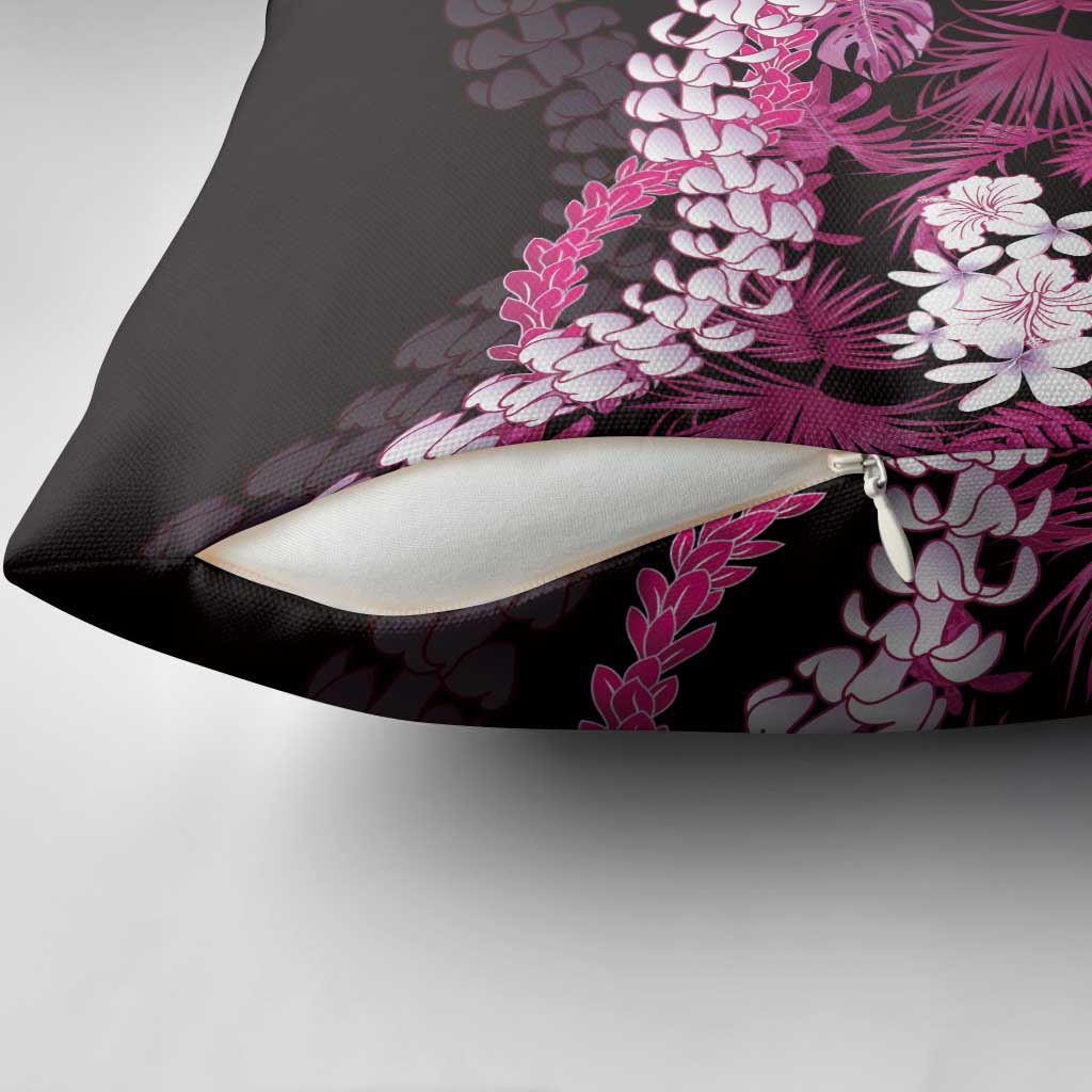 Akala Aloha Hawaii Lei Pillow Cover Tropical Flowers Elegant Vibe - Polynesian Pride