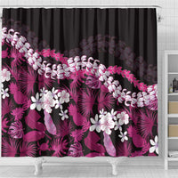 Akala Aloha Hawaii Lei Shower Curtain Tropical Flowers Elegant Vibe - Polynesian Pride