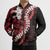 Ulaula Aloha Hawaii Lei Bomber Puffer Jacket Tropical Flowers Elegant Vibe - Polynesian Pride