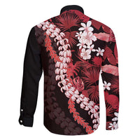 Ulaula Aloha Hawaii Lei Family Matching Off Shoulder Maxi Dress and Hawaiian Shirt Tropical Flowers Elegant Vibe LT14 - Polynesian Pride