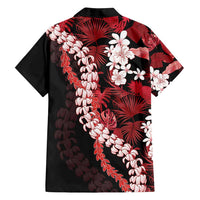 Ulaula Aloha Hawaii Lei Family Matching Puletasi and Hawaiian Shirt Tropical Flowers Elegant Vibe LT14 - Polynesian Pride