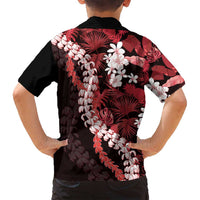 Ulaula Aloha Hawaii Lei Family Matching Summer Maxi Dress and Hawaiian Shirt Tropical Flowers Elegant Vibe LT14 - Polynesian Pride