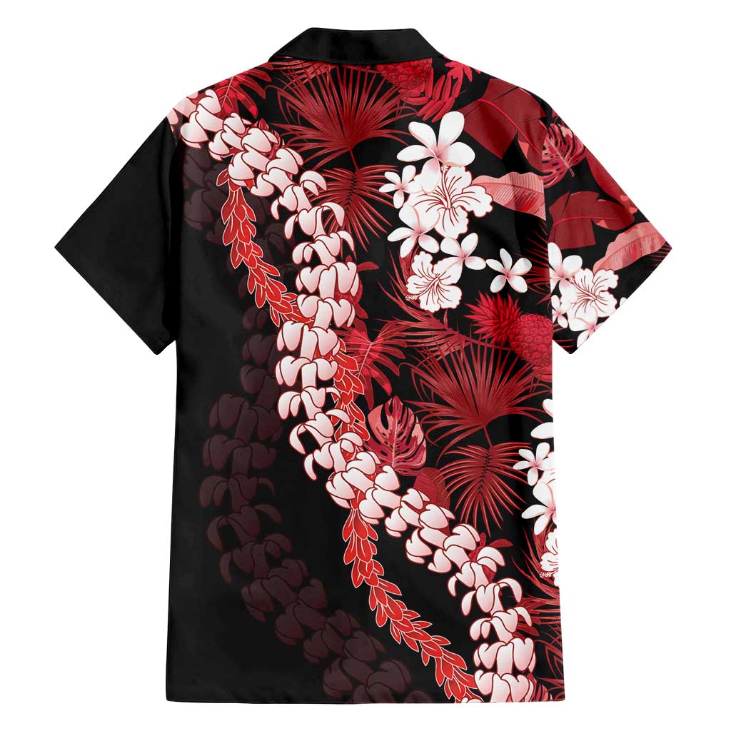 Ulaula Aloha Hawaii Lei Family Matching Summer Maxi Dress and Hawaiian Shirt Tropical Flowers Elegant Vibe LT14 - Polynesian Pride
