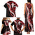Ulaula Aloha Hawaii Lei Family Matching Tank Maxi Dress and Hawaiian Shirt Tropical Flowers Elegant Vibe - Polynesian Pride