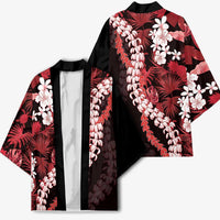 Ulaula Aloha Hawaii Lei Kimono Tropical Flowers Elegant Vibe - Polynesian Pride