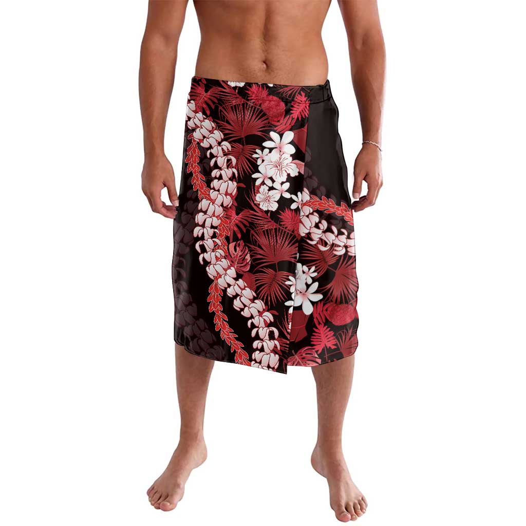 Ulaula Aloha Hawaii Lei Lavalava Tropical Flowers Elegant Vibe - Polynesian Pride