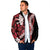 Ulaula Aloha Hawaii Lei Padded Jacket Tropical Flowers Elegant Vibe - Polynesian Pride