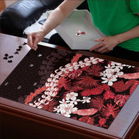 Ulaula Aloha Hawaii Lei Puzzle Tropical Flowers Elegant Vibe - Polynesian Pride