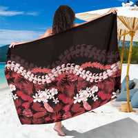 Ulaula Aloha Hawaii Lei Sarong Tropical Flowers Elegant Vibe - Polynesian Pride