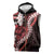 Ulaula Aloha Hawaii Lei Sleeveless Zip Hoodie Tropical Flowers Elegant Vibe - Polynesian Pride