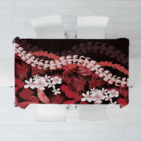 Ulaula Aloha Hawaii Lei Tablecloth Tropical Flowers Elegant Vibe - Polynesian Pride