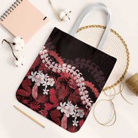 Ulaula Aloha Hawaii Lei Tote Bag Tropical Flowers Elegant Vibe - Polynesian Pride