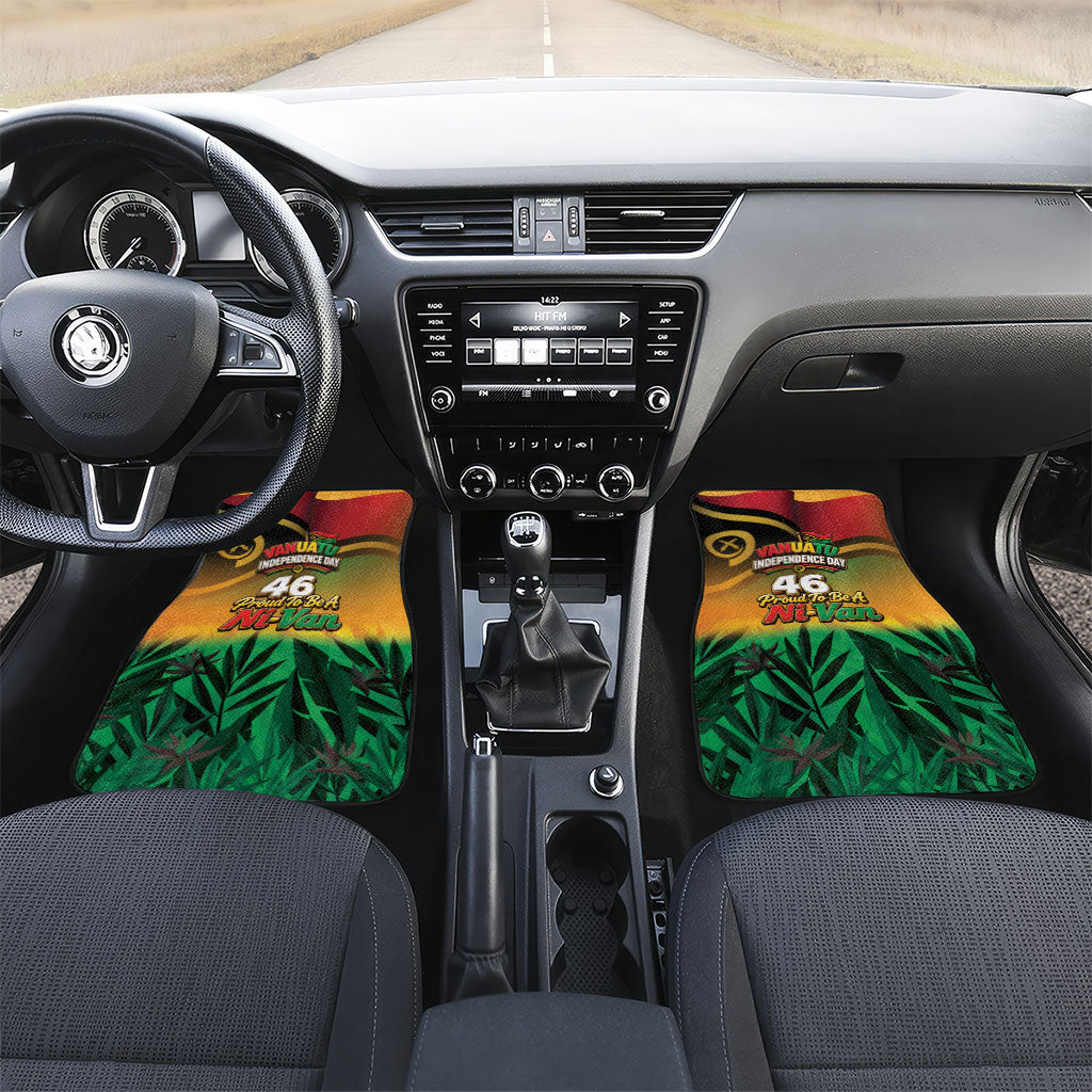 Vanuatu Independence Day Car Mats Chibi Boar Proud To Be A Ni-Van