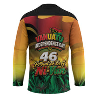 Vanuatu Independence Day Hockey Jersey Chibi Boar Proud To Be A Ni-Van