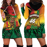 Vanuatu Independence Day Hoodie Dress Chibi Boar Proud To Be A Ni-Van