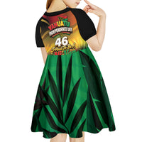 Vanuatu Independence Day Kid Short Sleeve Dress Chibi Boar Proud To Be A Ni-Van