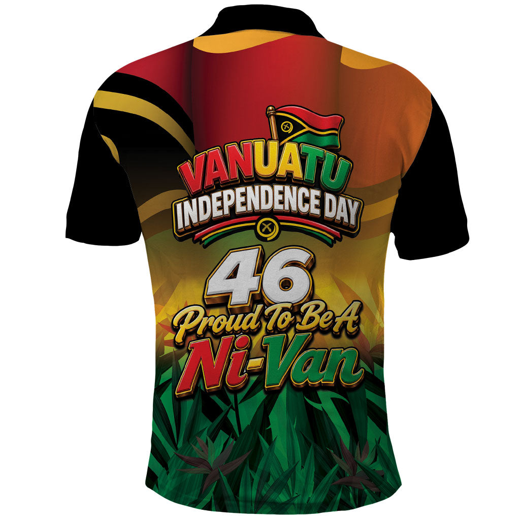 Vanuatu Independence Day Polo Shirt Chibi Boar Proud To Be A Ni-Van