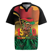 Vanuatu Independence Day Rugby Jersey Chibi Boar Proud To Be A Ni-Van